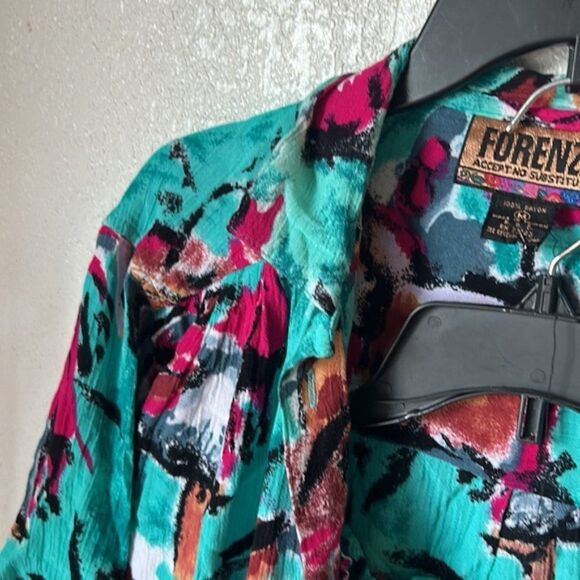 Forenza set of short blue tropical size M - Picture 8 of 8